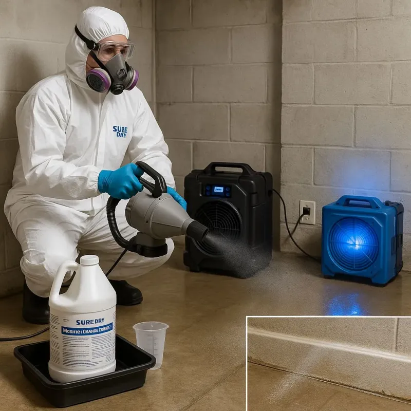 Sanitization and Odor Removal process in East Lansdowne, PA